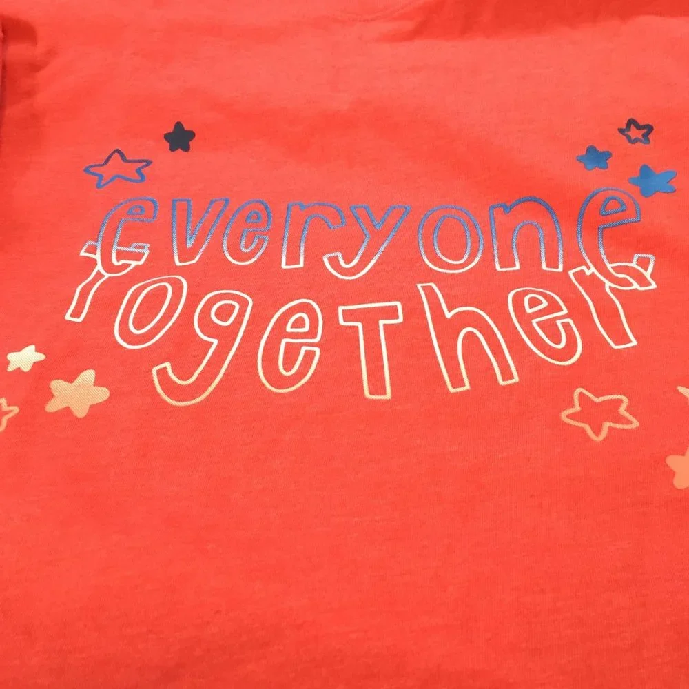 NWT Cat & Jack Red Tshirt w/Everyone Together - Size XXL (18)